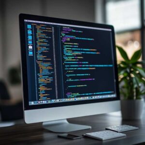 Devella Computerscherm met code